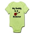 thumbnail image 1 of CafePress - My Daddy Is A Rockstar Infant Bodysuit - Baby Light Bodysuit, 1 of 1