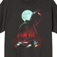 thumbnail image 2 of The Batman Movie (2021) Batmobile Moon Silhouette Men's Black Short Sleeve Tee-5XL, 2 of 3