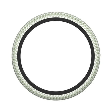 XMXY Car Steering Wheel Cover, Bamboo Pattern Non-Slip Jeep Truck Universal Elastic Steering Wheel Protector 15 inch
