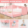 thumbnail image 7 of Babyeap Large Baby Playpen with Mat,71"x50"Playpen for Babies and Toddlers,Baby Play Yard Baby Fence Play Area Indoor Outdoor,Pink, 7 of 7