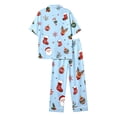 thumbnail image 7 of TGPMGRZ Women's Christmas Pajamas Set Long Sleeve Comfort Fit Matching Set, 7 of 7