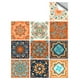 thumbnail image 4 of Injueey Etiqueta de la pared de la flor del azulejo de la pared Etiqueta engomada autoadhesiva impermeable del azulejo de la etiqueta del azulejo Decoración del hogar No.75 NO53 Injueey HA002473-75, 4 of 6