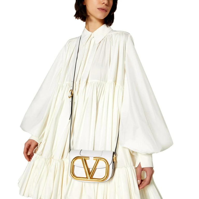 Small supervee calfskin crossbody bag sale