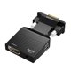 thumbnail image 1 of Adaptador de audio convertidor de interfaz multimedia VGA a alta definición con cable de audio para PC portátil, 1 of 8