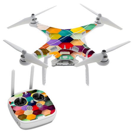 Colorful Geometry Honeycomb DJI Phantom 3 Professional Skin Skins Vinyl Decal Kit