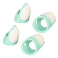 thumbnail image 1 of Silicone Thimble,4PCS Silicone Thimbles Half Finger Thimble Sewing Finger Guards Built to Last, 1 of 14