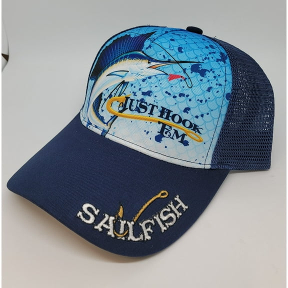 Just Hook 'Em Sailfish Fishing Hat