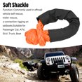 thumbnail image 3 of 2Pcs Synthetic Soft Shackle  Soft Shackle  35 Tons Breaking Strength Lightweight Rope Shackle for Truck Large SUVs Offroad Vehicle, 3 of 7