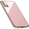 thumbnail image 3 of Compatible with Galaxy A51 4G Case Cover Cute Full Camera Lens Protection &Luxury Electroplate Plated Shockproof Edge Bumper Soft TPU Protective Phone Cases for Samsung Galaxy A51 4G-Pink, 3 of 13