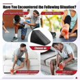 thumbnail image 5 of Set of 3 Non-Slip Yoga Blocks with Adjustable Foot Stretcher for Gym & Stretching Workouts, 5 of 5