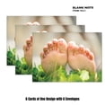 thumbnail image 2 of Viabella Blank Greeting Cards Smiley Faces on Toes 6 Pack 5 x 7 Inch, 2 of 3