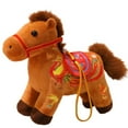 thumbnail image 2 of Adorable Plush Zodiac Horse Toy, Chinese New Year Horse Plush, 2026 Year of The Horse Plush Ornament with Lanyard, Cute Spring Festival Decorations Horse Hanging Plush, 2 of 9