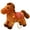 Brown, variant on 2026 Horse New Year Plush Mascot Horse Statue Tabletop Ornament for Chinese New Year Spring Festival Zodiac Gift Blessing Souvenir Home Office Store Restaurant Tabletop Decors, Red