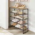 thumbnail image 5 of Better Homes & Gardens Jace 5-Tier Shoe Rack, Metal Steel, 15 Pairs of Shoes, Multi-Functional, 5 of 9