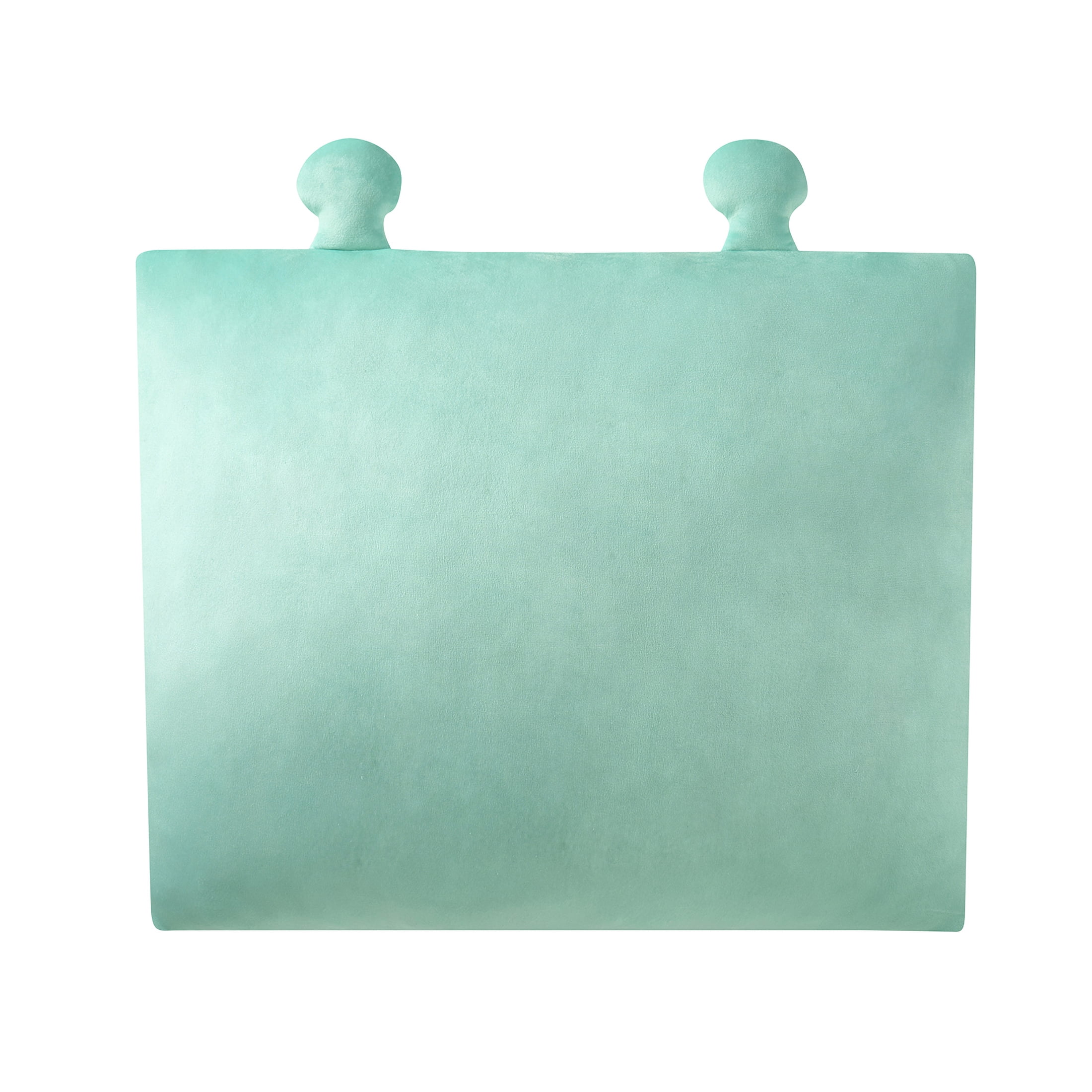 (2 pack) Your Zone Alien Snuggly Decorative Pillow 18" x 18", Teal