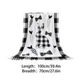 thumbnail image 2 of MXTPOV Easter Throw Blanket, Cute Easter Bunny Pattern Blanket for Couch Sofa Bed Travel, Easter Decorations, Soft Fluffy Blanket for Home Decor, 28X40 inch, 2 of 5