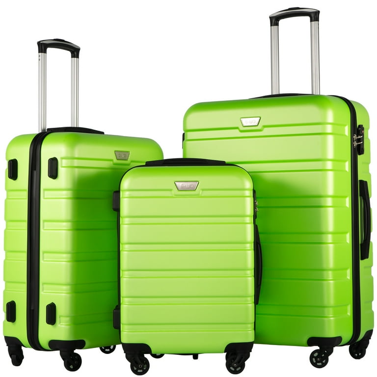 Coolife Suitcase Set 3 Piece Luggage Set Carry On Travel Luggage