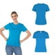 thumbnail image 2 of Playera Peso Completo para Dama, Color Turquesa, 100% Algodón, 2 of 3