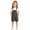 Black#9527, variant on Girl'S Short Bib Overalls Baggy Shortalls for Girl Dot Graphic Adjustable Strap Suspenders Shorts With Pocket