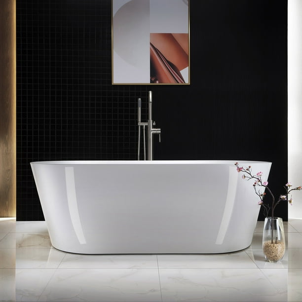 Woodbridge 67" Acrylic Freestanding Bathtub Contemporary Soaking Tub
