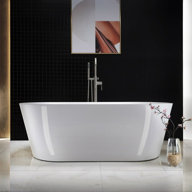 Woodbridge 67 Acrylic Freestanding, Free Standing Contemporary Bathtubs