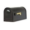 thumbnail image 4 of Outdoor Letter Holder Classic Curbside Mailbox with Richland Mailbox Post - Black, 4 of 7