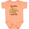 thumbnail image 3 of Inktastic My Nana Loves Me Sloth Boys or Girls Baby Bodysuit, 3 of 5