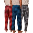 thumbnail image 2 of Moolmeyno 3PCS Mens Pajamas Pants Silky Fabric Long Pants Loungewear Pijamas Para Hombres M-2XL, 2 of 5