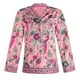 thumbnail image 4 of ICHUANYI Clearance Women's Tops Fashion Flower Print Long Sleeves V-neck Casual Loose Blouse ICHUANYI "ICHUANYI", 4 of 5