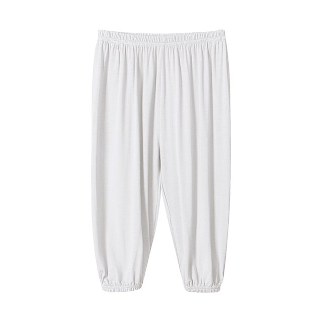 PMVFHDE Girls Pants Kids' Loose Solid Color Jogging Slacks 3 12 Years Old White,3-4 Years