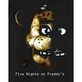 thumbnail image 2 of Five Nights At Freddy's Freddy Fazbear's Pizza Security Women's Black T-Shirt Tee Shirt-S, 2 of 5