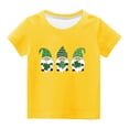thumbnail image 2 of Edvintorg 2024 St. Patrick's Day Clearance Children's T-Shirt For Boys Girls Kids Shirts Baby Short Sleeve Printed Summer Shirts 3-14Years Toddler Tee Tops Clothing, 2 of 4