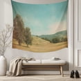 thumbnail image 5 of Turquoise Sky Hills Tapestry for Bedroom Wall Hanging Tapestry, Vintage Country Landscape Ceiling Backdrop Tapestries Poster Blanket Wall Decor for Teens Room Living Room Dorm 51" x 59", 5 of 8