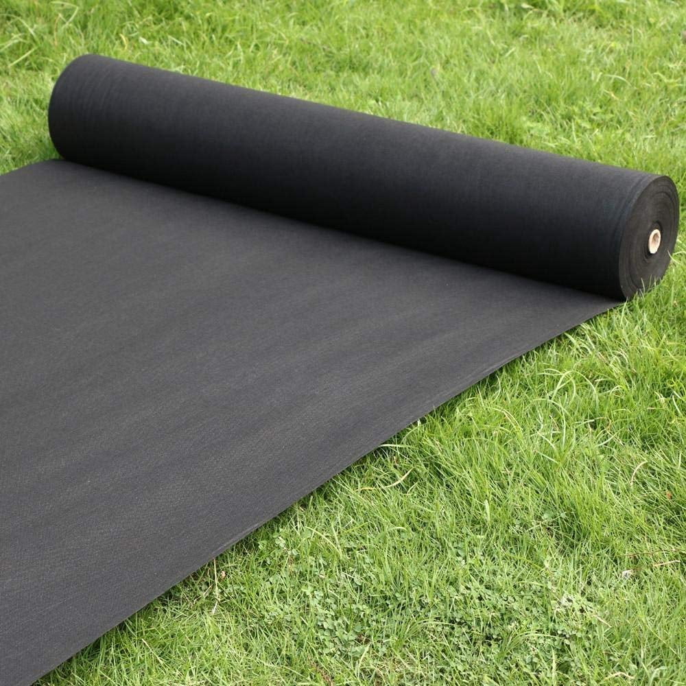 AK TRADING CO. Premium Thick Weed Barrier Landscape Fabric - Weed Blocker - Garden Fabric Roll - Commercial Weed Control Fabric with UV Protection (3 feet x 50 feet)