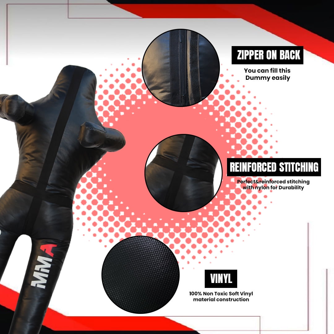 Bestzo MMA Brazilian Grappling Dummy - Unfilled Synthetic