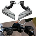 thumbnail image 3 of jiaping Motorcycle Hand Protector Deflector Handlebar Hand Brush Guards Windshield Crash Black, 3 of 8
