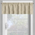 thumbnail image 4 of Ambesonne Nostalgic Valance & Curtain, Baroque Floral Motif, 55"x36", Ecru Beige, 4 of 6
