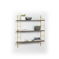 thumbnail image 1 of Furnia HD-ON35RF-NEE-SH-191102 Neelix Triple Shelf, Walnut & Yellow, 1 of 1