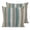 Beige, Blue, Brown, variant on Pillow Covers 16x16 Set of 2, Teal Brown Striped Throw Pillow Covers Decorative Couch Cushion Cover, Farmhouse Boho Geometric Lines Microfiber Soft Square Pillowcases for Bedroom Living Room Sofa