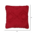 thumbnail image 2 of Vickerman 18" x 18" Red Diamond Cotton Pillow, 2 of 2