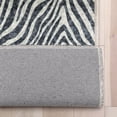 thumbnail image 2 of Well Woven Custom Size Runner - 27" x 50' Runner - Zebra Stripe Grey -Animal Print Pattern, 2 of 6