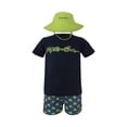 thumbnail image 1 of CONJUNTO 3PZS PARA BEBO TRAJE DE BAÑO, PLAYERA Y SOMBRERO REVERSIBLE MAUI AND SONS 134861, 1 of 8