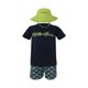 thumbnail image 1 of CONJUNTO 3PZS PARA BEBO TRAJE DE BAÑO, PLAYERA Y SOMBRERO REVERSIBLE MAUI AND SONS 134861, 1 of 8