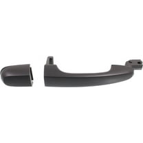 Replacement REPK491337 Exterior Door Handle Compatible with 2005-2010 Kia Sportage Rear, Right Passenger Smooth Black