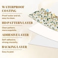 thumbnail image 6 of Peel and Stick Wallpaper White Daisy Floral Yellow Centers Green Leaves Light Wall Mural 17.7in x 9.8ft Self Adhesive Removable Wall Paper Renter Friendly Wallpaper for Nursery Bedroom Cabinets, 6 of 8
