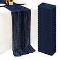 thumbnail image 1 of Tapete de mesa Seveups, color azul marino, 55 x 300 cm, paquete de 20, 1 of 8