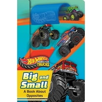 Hot Wheels Hot Wheels: Big and Small: A Book about Opposites (a Mattel Hot Wheels Shaped Novelty Board Book for Toddlers), (Board Book)