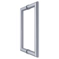 thumbnail image 4 of CRL MT8X8BSC Brushed Satin Chrome 8" MT Series Round Tubing Mitered Corner Back-to-Back Pull Handle, 4 of 7