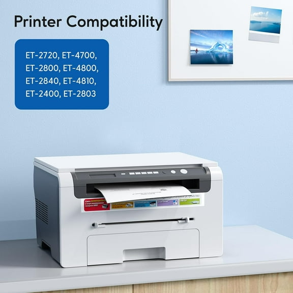 TRH-522 High Capacity Refill Ink Bottles Replacement for Epson 522 Ink Refill Bottles to Use with EPSON ET-2803 ET-4700 ET-2400 ET-4810 ET-2800 ET-2720 ET-4800 Printer (5 Packs)