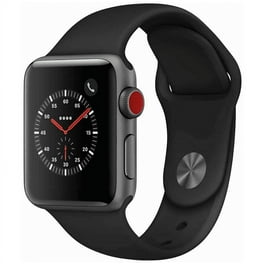 Apple Watch Series 3 GPS Space Gray 38mm Black Sport Band Walmart
